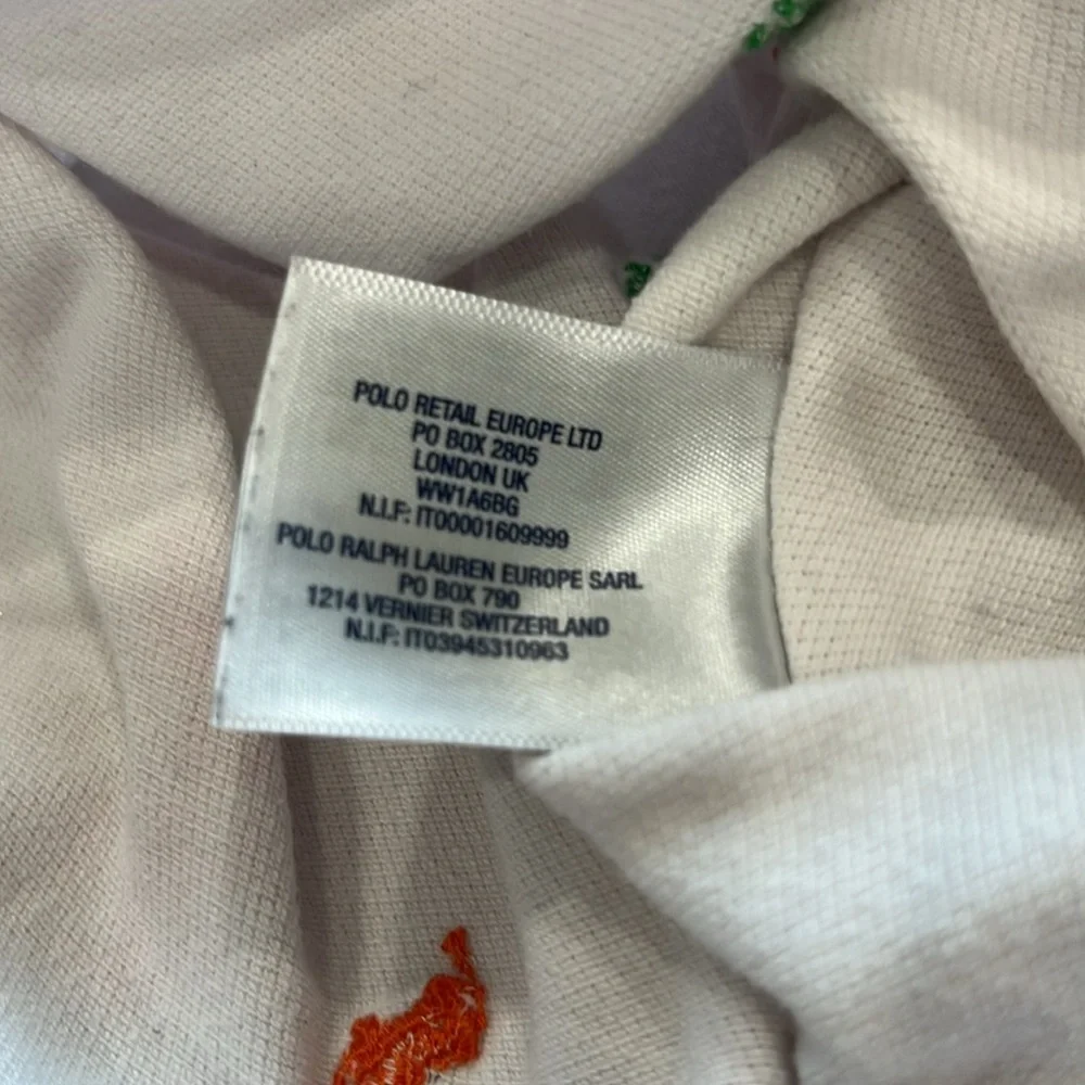 Polo Ralph Lauren White 98% Cotton Baby & Toddler 12 Months